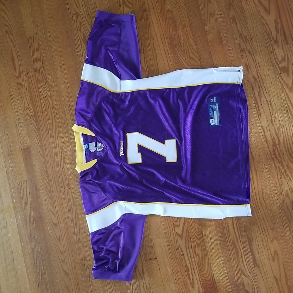 Stitched Minnasota Vikings Ponder #7 Reebok on-field XL